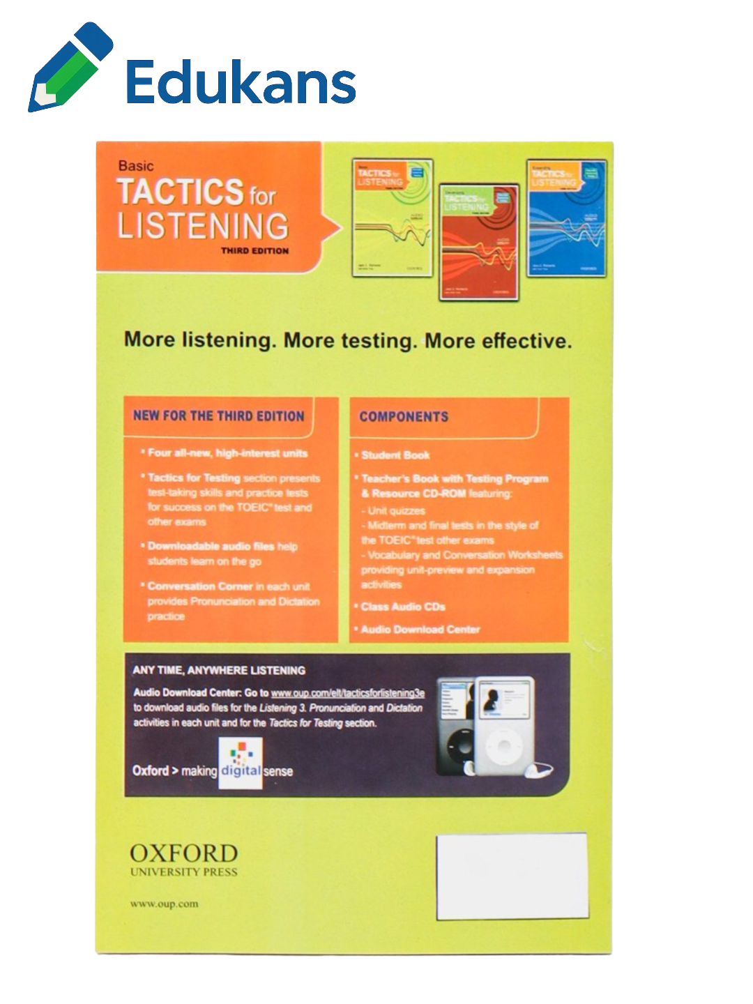 Tactics for LIstening Basic, Developing, Expanding 3rd edition | Jack C richards — фото 1
