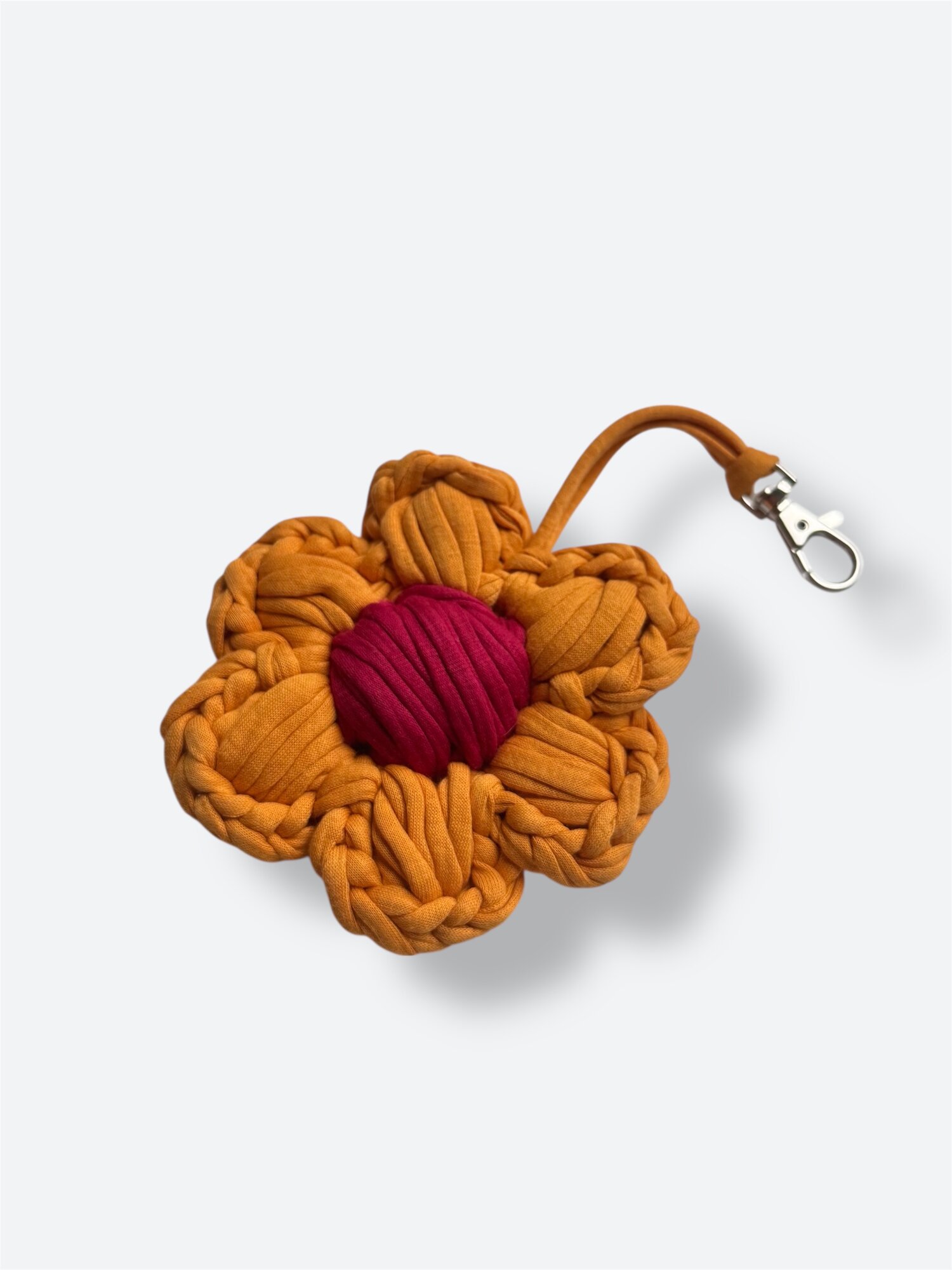 Брелок KNIT KNOT, горчичный — фото 1