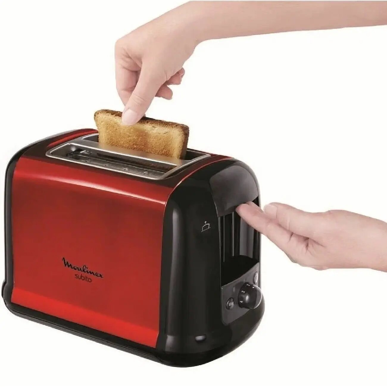 Тостер Moulinex LT260D30, Китай, Тостер, 850 Вт, Металл, Сэндвич — фото 1