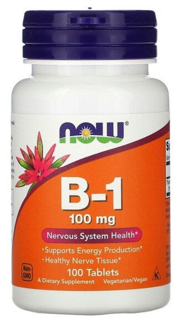 Витамина B1 (Тиамин) Энергия для тренировок. Работа нервной системы и мышц