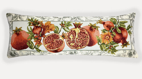 Изображение товара Подушка Декоративная Гобеленовая 32х85 "Гранаты на ветке", чехол съемный