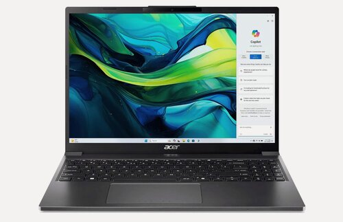 Изображение товара Ноутбук Acer Aspire Go 15 (Intel i5, 8 ГБ, 256 ГБ, Iris Xe, Win 11 + MS Office) Серый