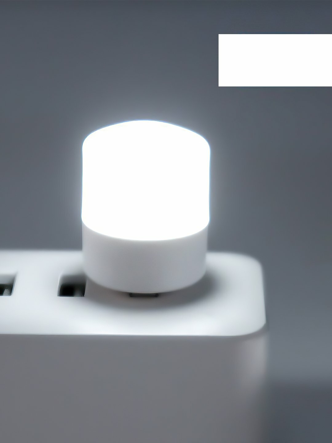 Мини светильник, USB ночник, белый, 3 W - Белый