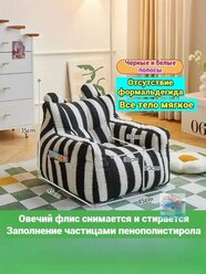 Прямой диван 45х45х35 см, черный