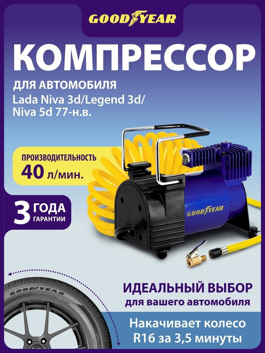 Компрессор 40 Lada Niva 3d/Legend 3d/Niva 5d