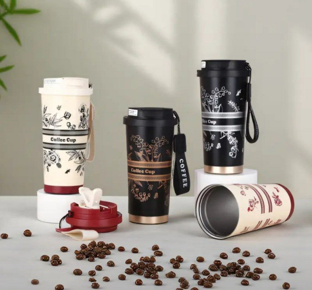 Термос со спортивной трубкой, для взрослых, детей и школьников, разные 500 мл