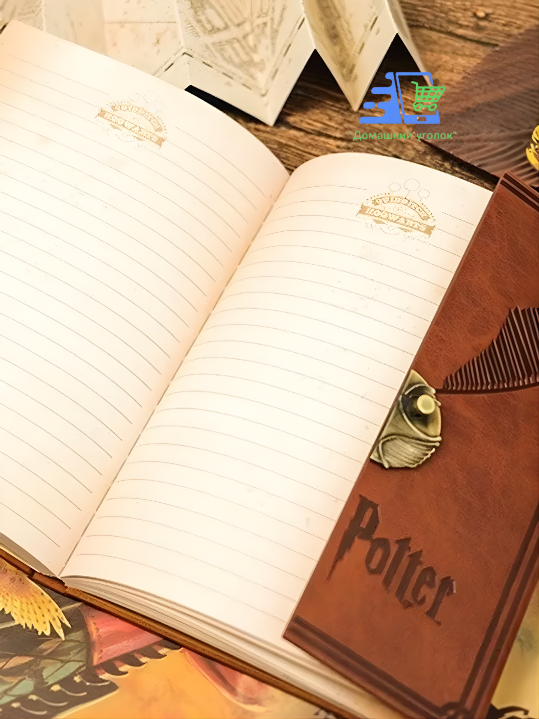 Блокнот GameMerch “Снитч” A5 (14.8 × 21 см), 128 листов, Гарри Поттер — фото 1