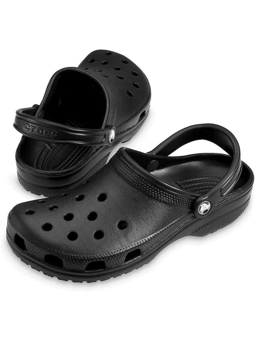 Сабо Crocs Classic, размер M5W7 US, черный — фото 1