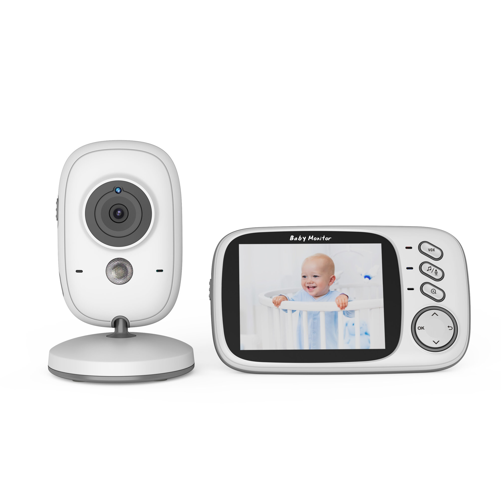 Беспроводная видеоняня Baby Monitor VB603  видео няня / Радионяня с камерой и монитором и обратной связью