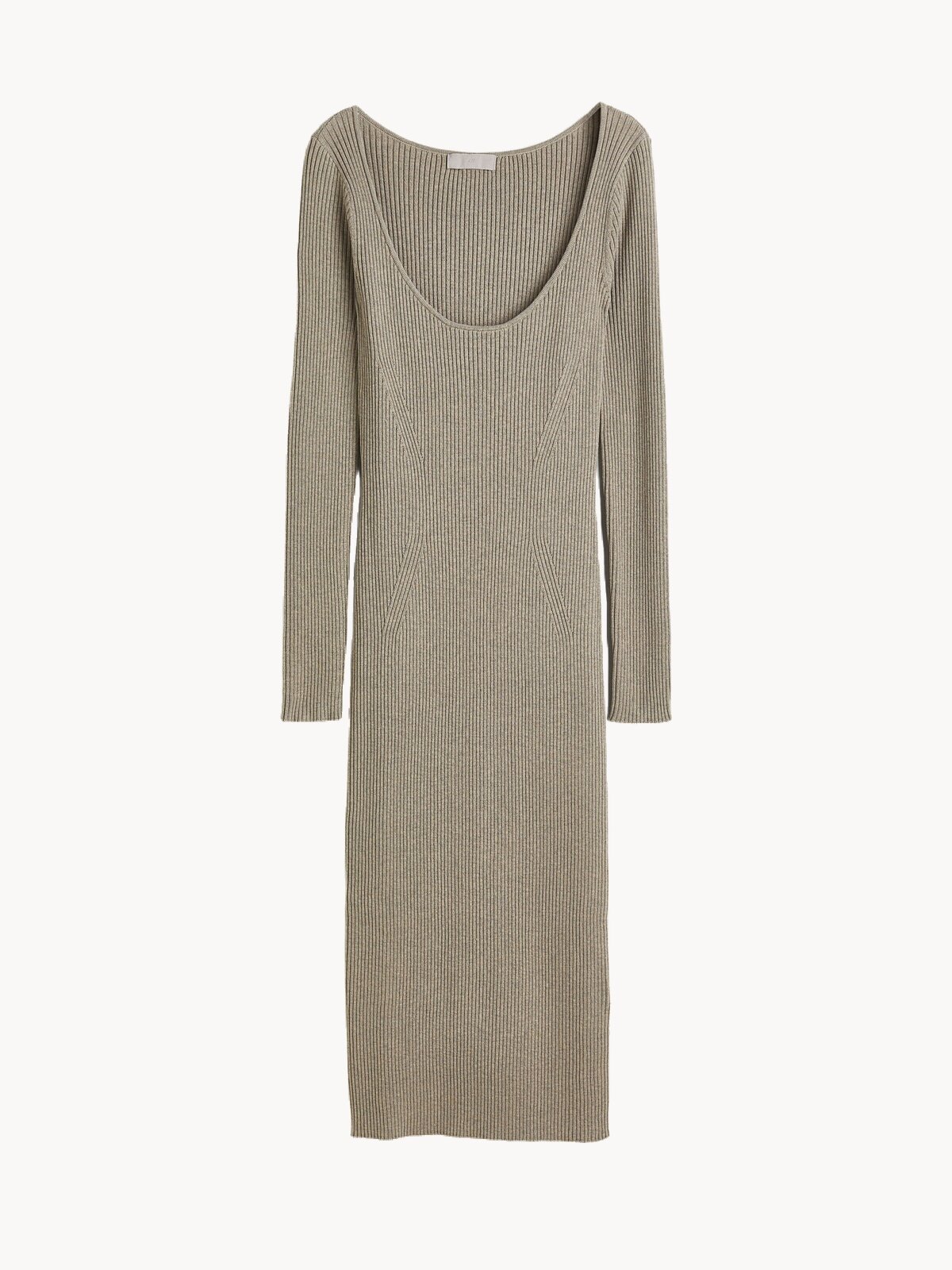 Платье H&M, размер 2XL, серый