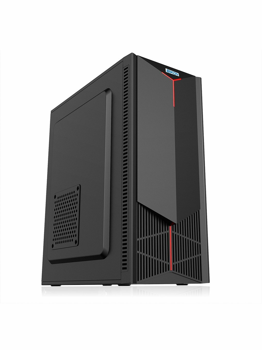 Корпус компьютера BIKON EDGE — чёрный 600W, стильный, прочный и надёжный для сборки ПК. — фото 1