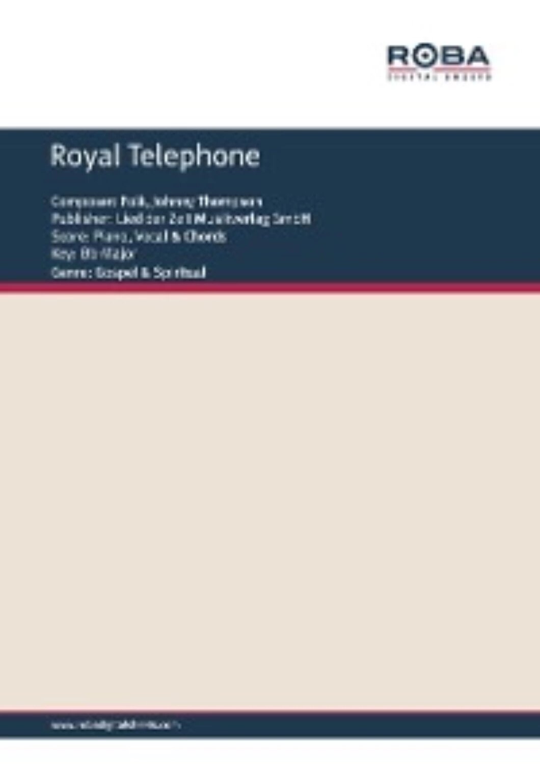 Royal Telephone [Цифровая книга]