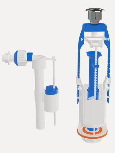 Изображение товара Сливная арматура для бачка унитаза двухрежимная с боковой подводкой AV Engineering (AVE129689)