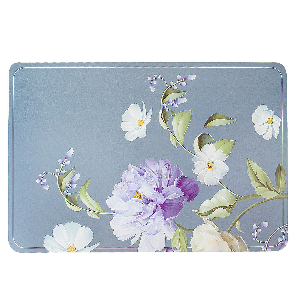 Салфетки на стол сервировочные набор 4 шт. 43х28см, цветы, Nouvelle