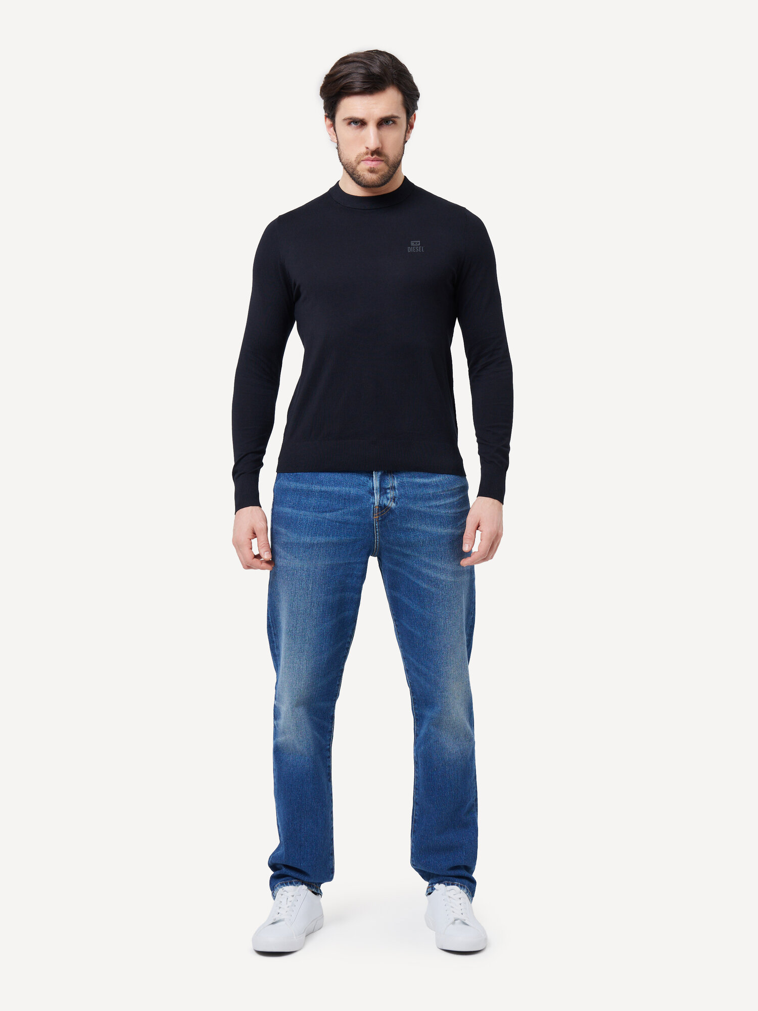 Джемпер DIESEL, размер L, чёрный — фото 1