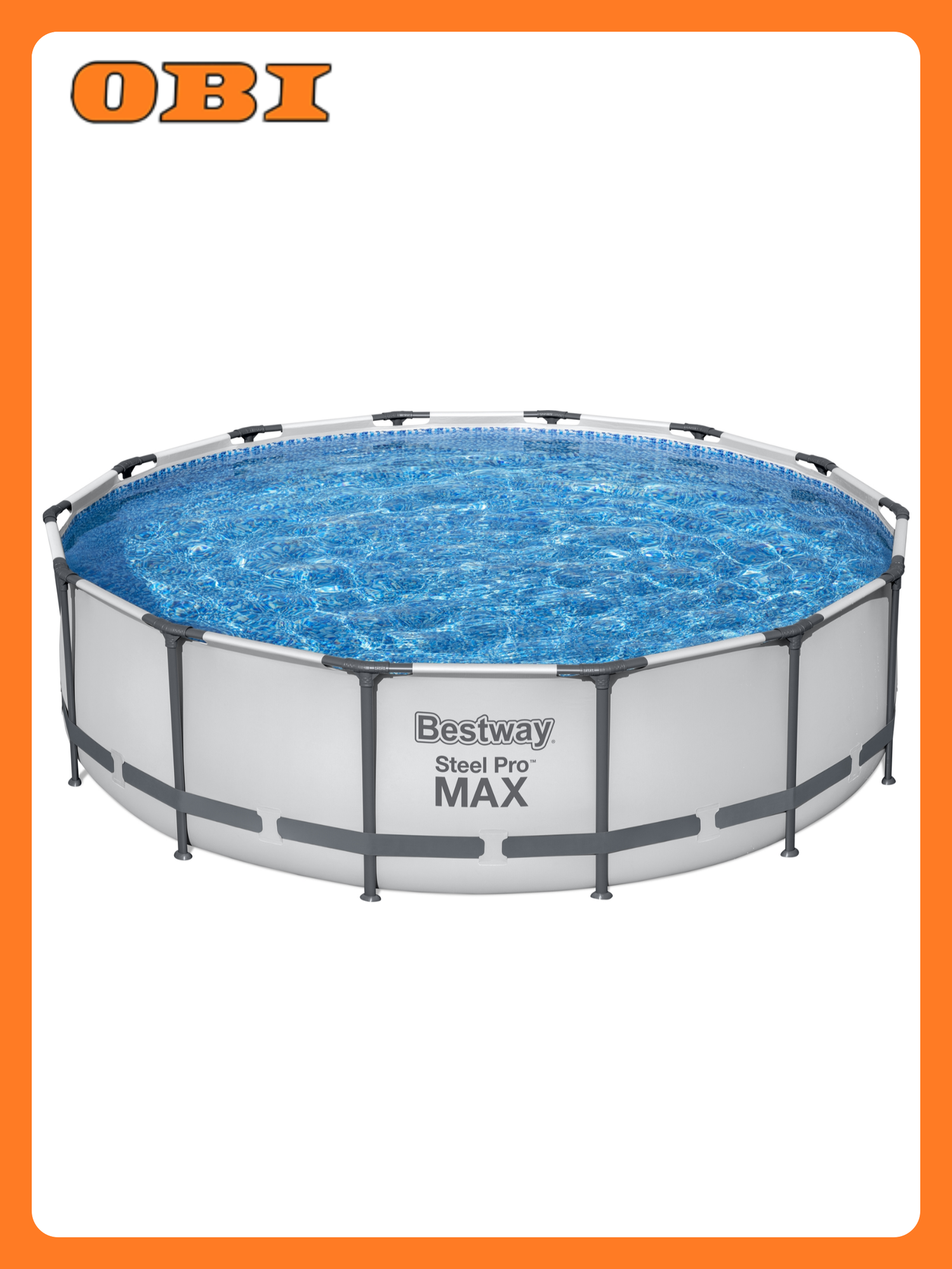 Бассейн каркасный круглый Bestway Steel Pro Max 427х107см 13030л