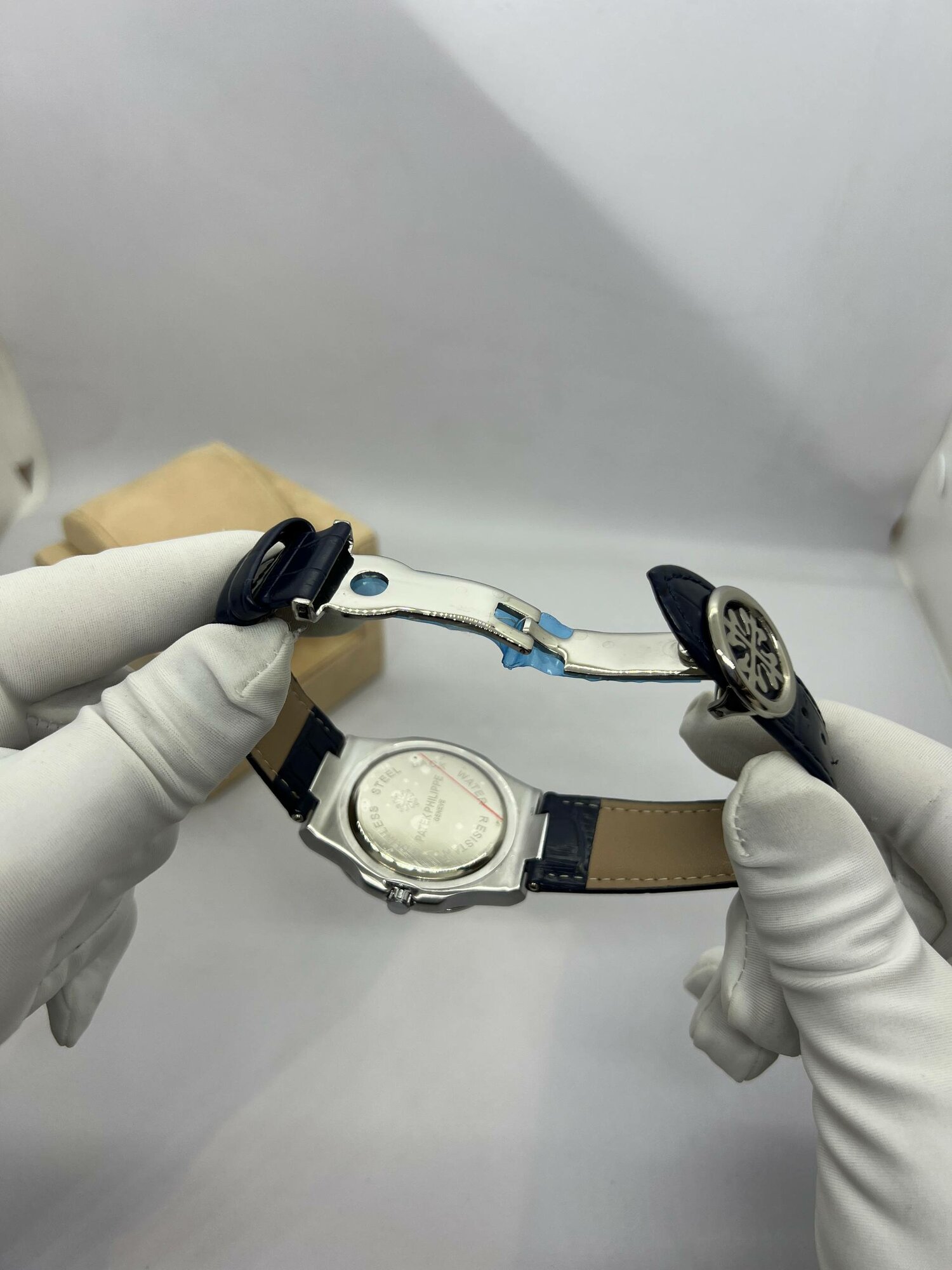 Наручные часы Patek Philippe 1960, синий — фото 1