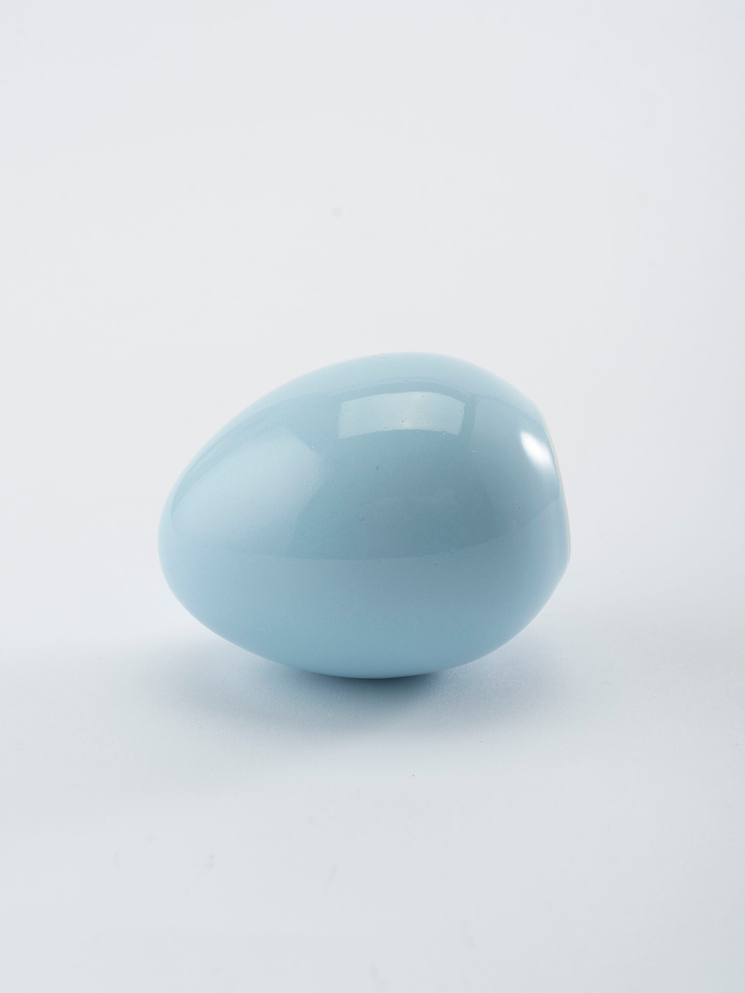 Яйцо Пасхальное, статуэтка "Egg Small", голубой, высота 7 см — фото 1