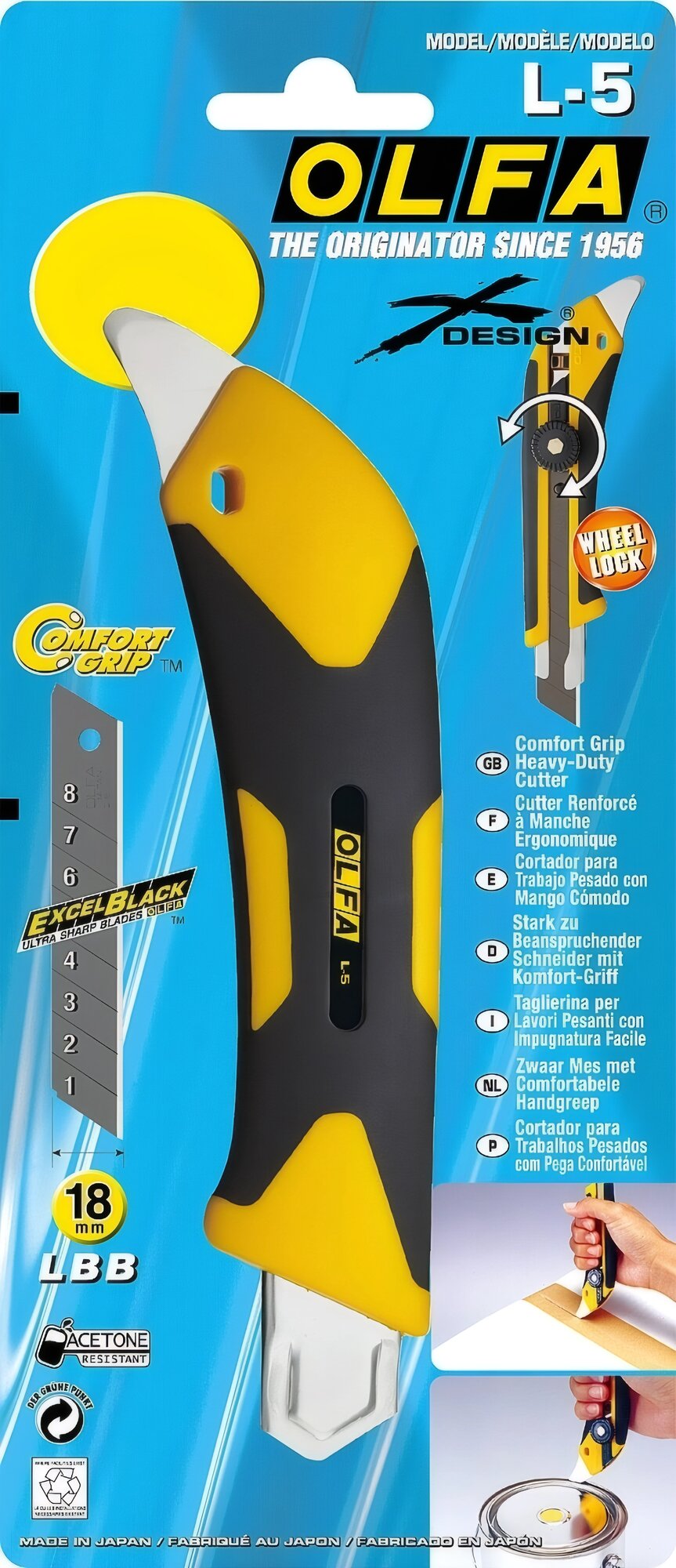 Трещоточный нож OLFA OL-L-5 — фото 1