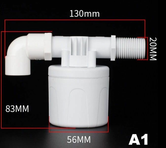 Поплавковый клапан для бочек/емкостей/бачков унитаза А1 — фото 1