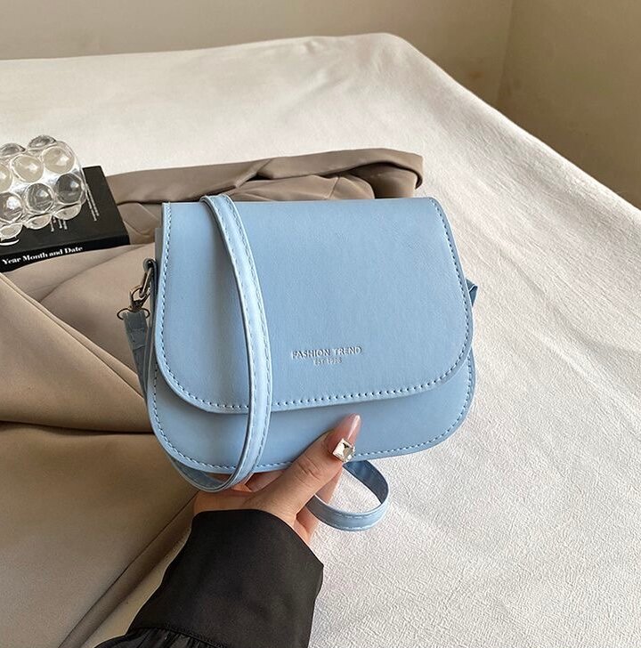 Сумка  Fashion, фактура матовая, голубой — фото 1