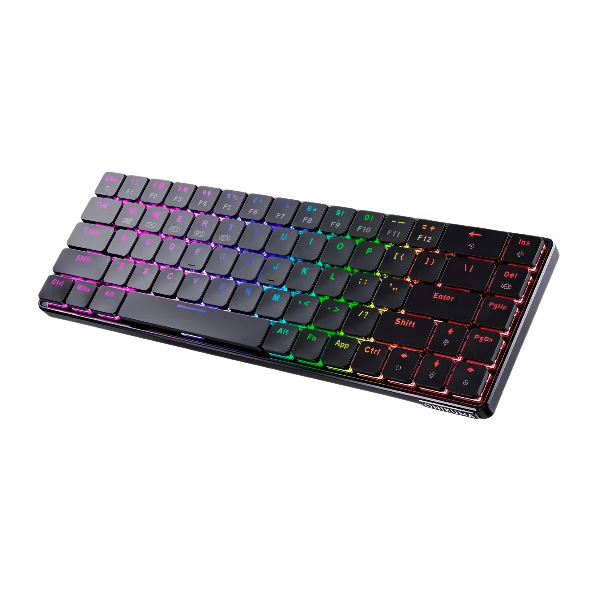Механическая клавиатура ONIKUMA G29, 69 клавиш, RGB, Type-C, 2.4 ГГц, Bluetooth 5.0, синий переключатель