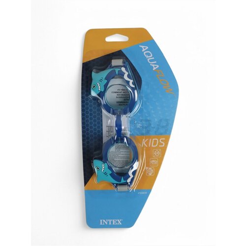 Очки для плавания Intex 55610, детские, силикон, пластик, UV-фильтр