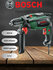 Дрель-шуруповерт Bosch EasyImpact 800, 800 Вт, с ударом, защита K...