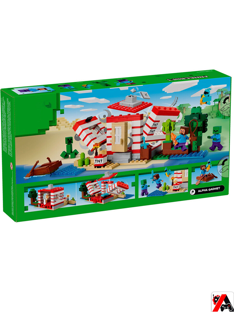 Конструктор Майнкрафт Дом в джунглях TNT — фото 1