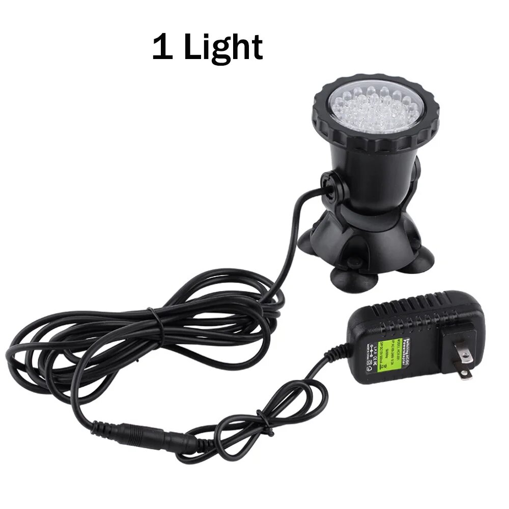 Подводный светодиодный светильник GAHADA RGB IP68 1 Light No Remote, EU Plug