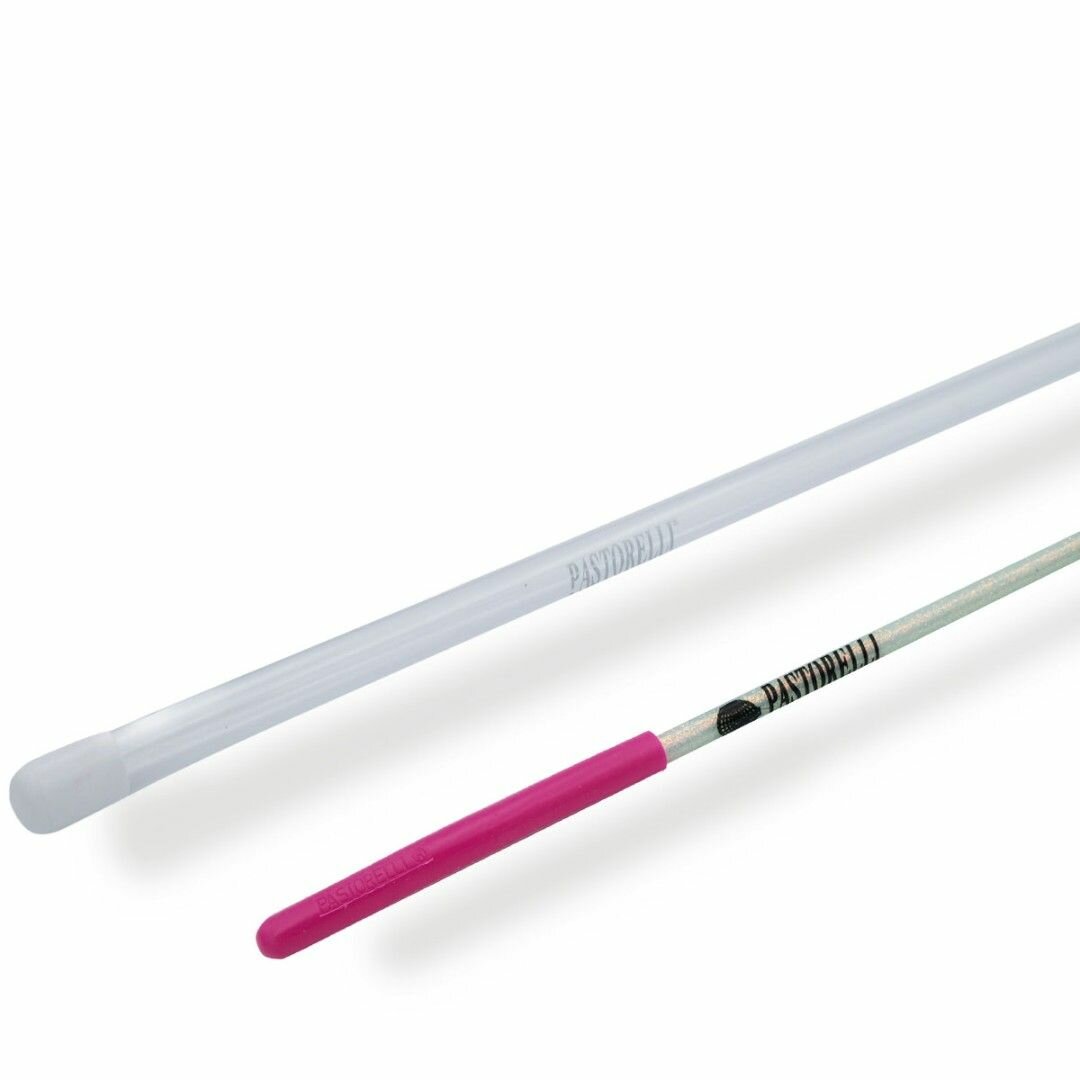 Палочка PASTORELLI Glitter 59,50см. 01472 Белый с малиновым грифом FIG