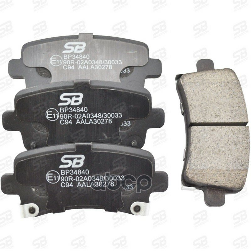 Колодки тормозные дисковые задние SB Nagamochi арт. BP34840