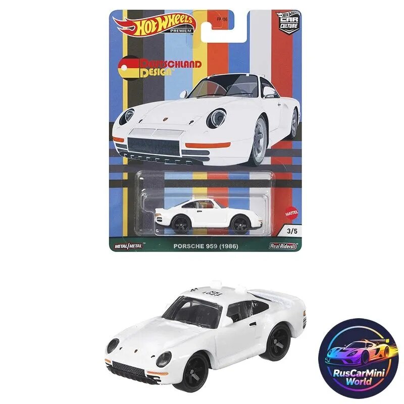 Машинка коллекционная Mattel Hot Wheels Premium Car Culture FPY86: Porsche 959