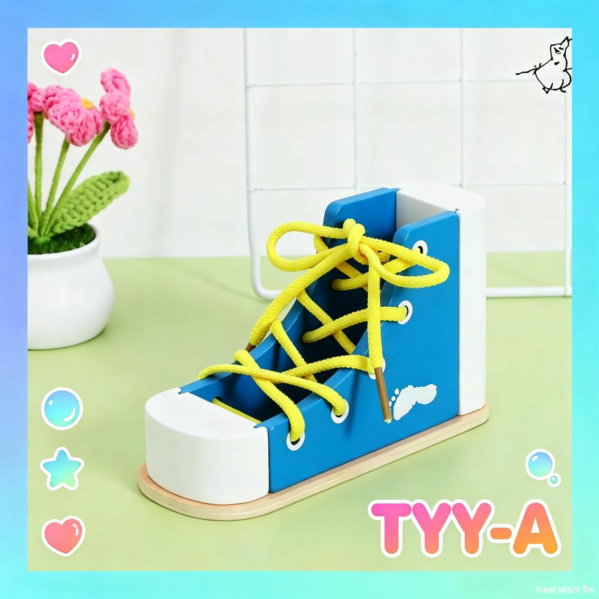 Эксклюзивный тренажер для самостоятельности 15X8.5Cm из натурального дерева