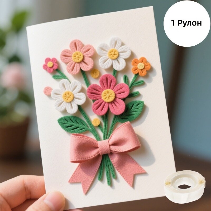 Прозрачные двухсторонние съемные клейкие точки для шаров, 1 рулон, для свадебного декора, вечеринок и поделок