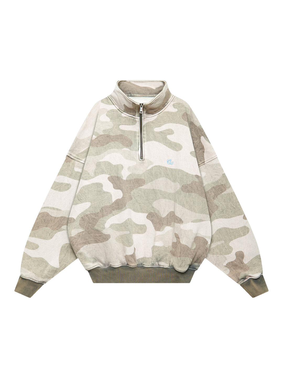 Анорак Ayawaska Turtleneck “ALBA IN SICILIA”, размер UNO, милитари