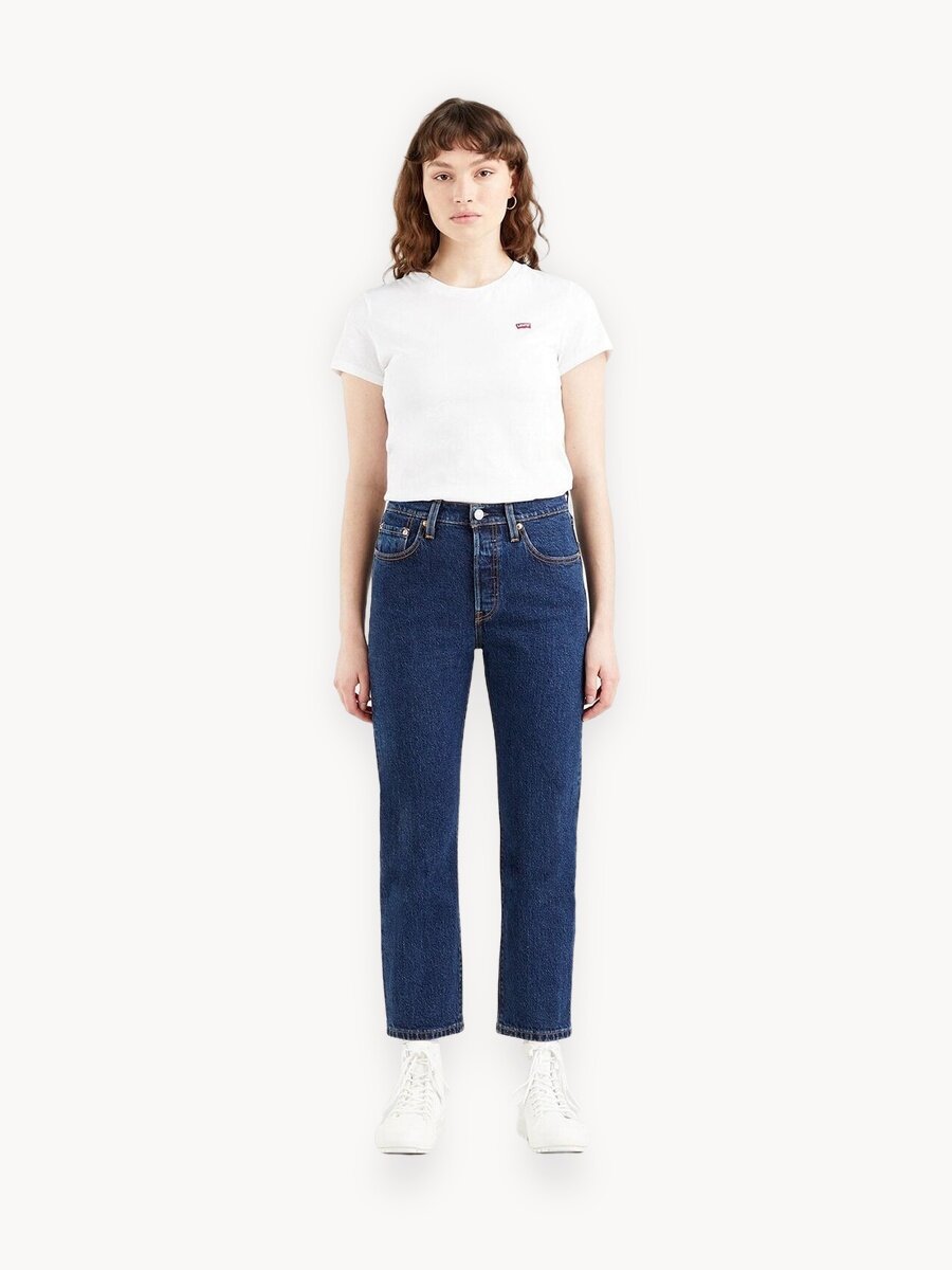 Джинсы классические Levi's 501 Original Cropped, размер 29/30 JEAN, синий