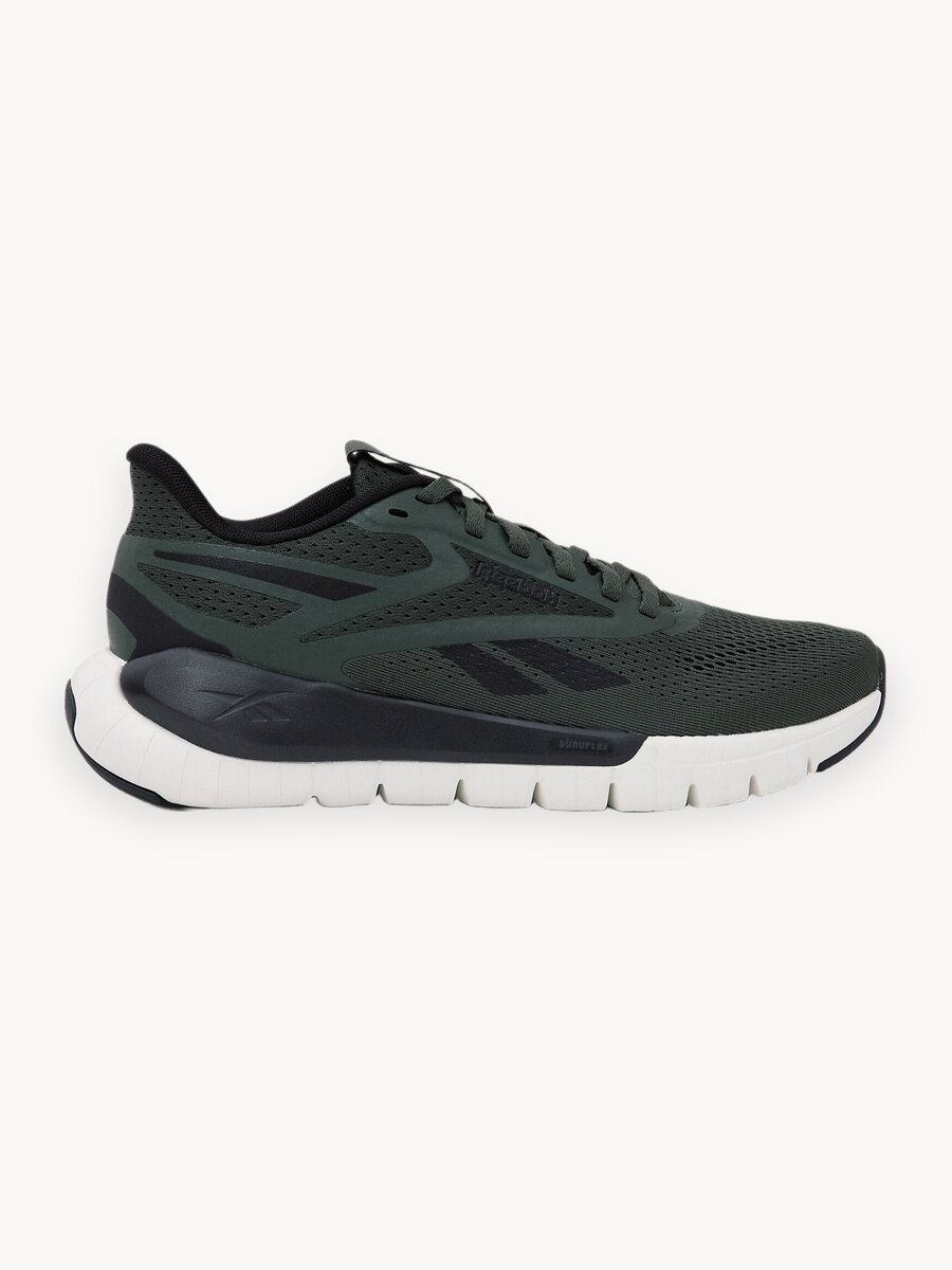 Кроссовки Reebok Flex Trainer, размер 11,5 US, хаки/черный/белый