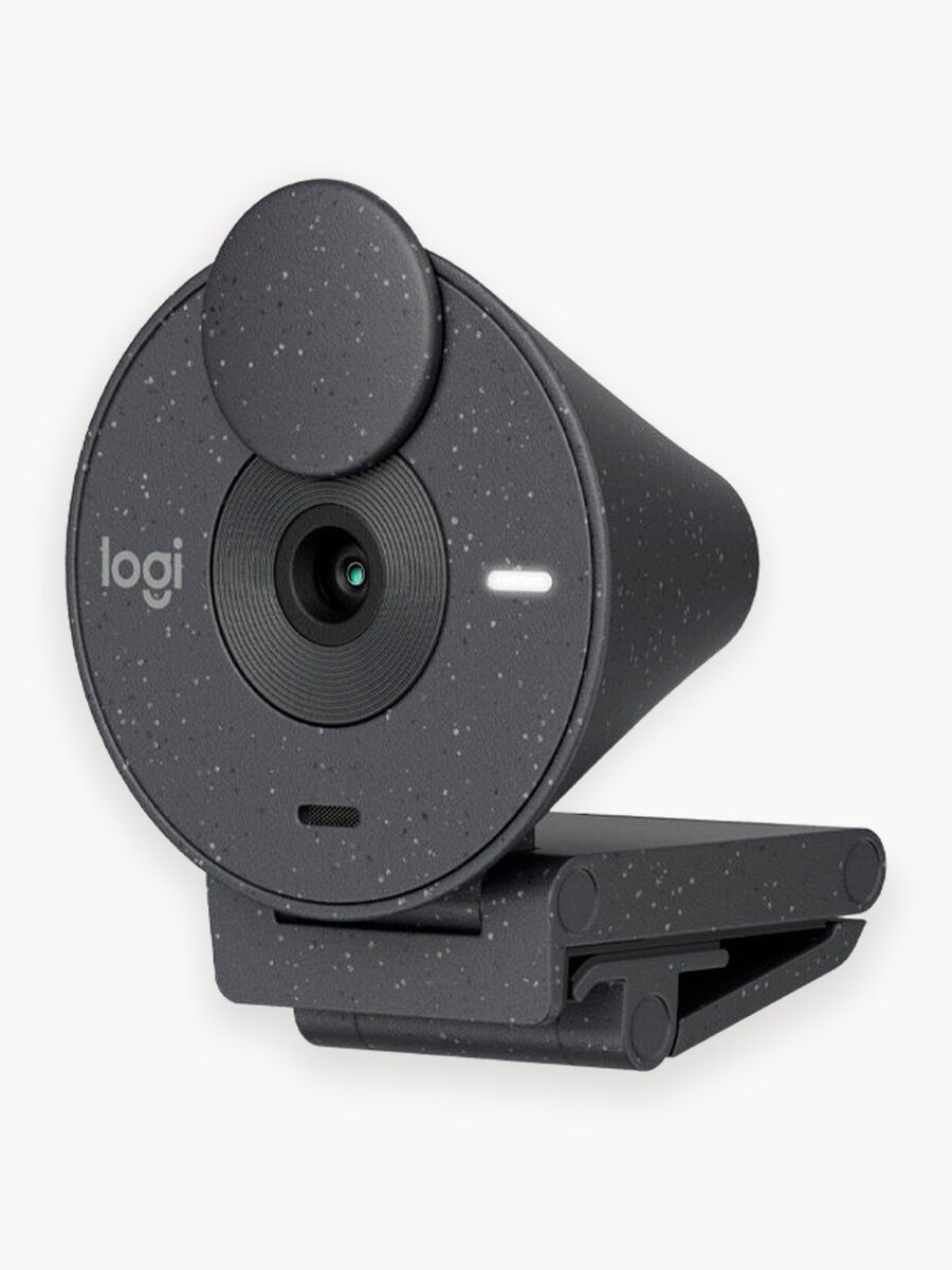 Веб-камера Logitech Brio 300 Full HD webcam, 960-001436 графитовый