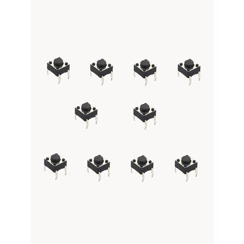 Тактовая кнопка 6x6x5мм (10шт)