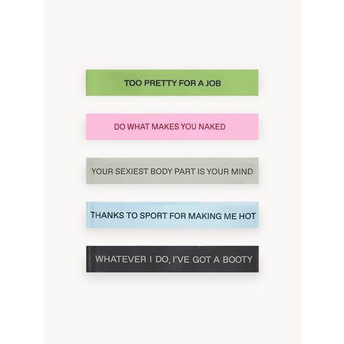 Набор резинок латексные 5 штук в комплекте IRNBY, (AC017), Разноцветный