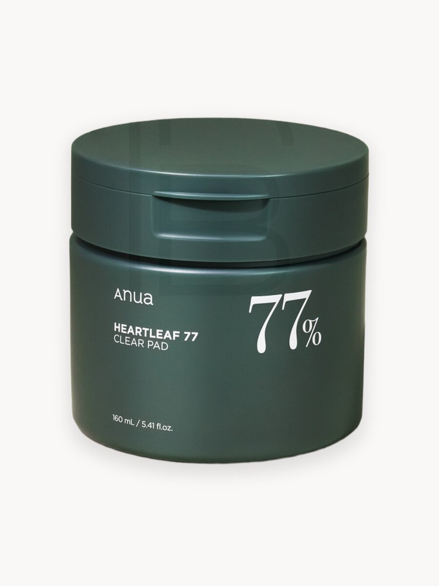 ANUA Тонер-пэды отшелушивающие 77% 70 шт Heartleaf 77% Clear Pad