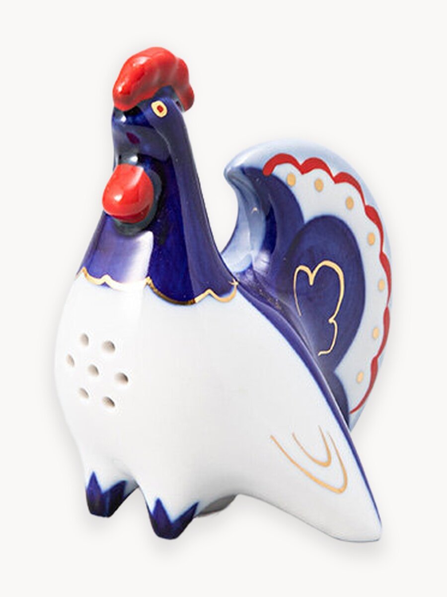 Перечница, форма Петушок, твердый фарфор, Императорский фарфоровый завод