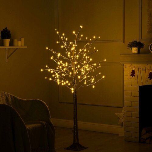 Изображение товара Светодиодное дерево «Золотистое» 1.5 м, 150 LED, постоянное свечение, 220 В, свечение тёплое белое