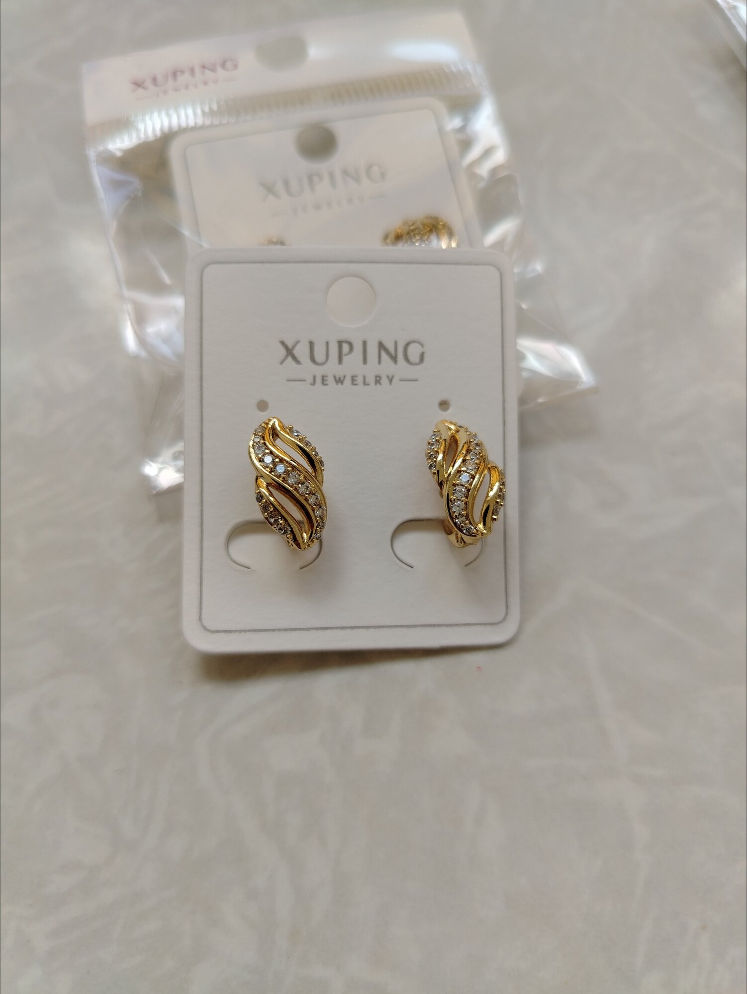 Моносерьга, желтый