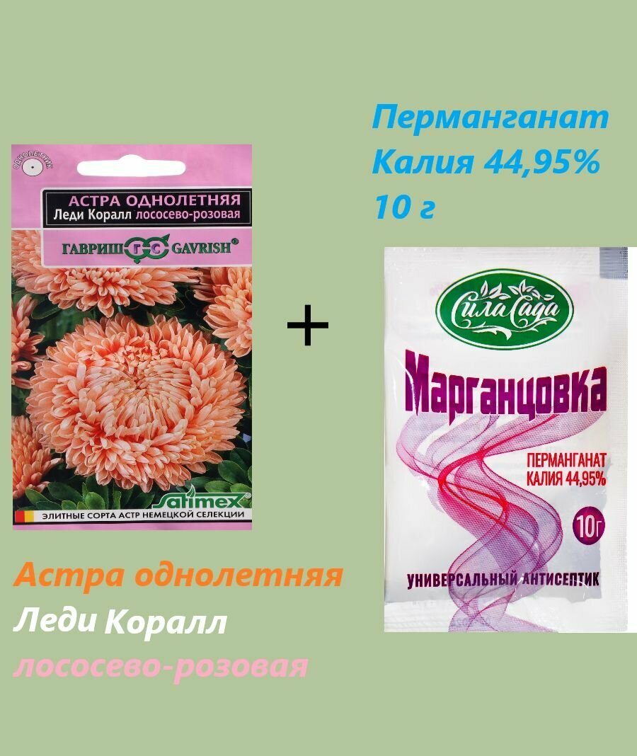 Семена цветов Астра однолетняя 