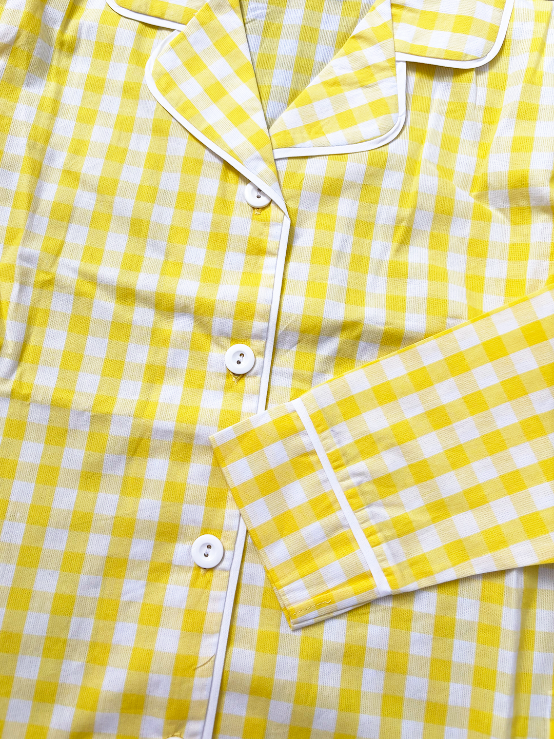 Пижама neo, размер 122, желтый/белый — фото 1