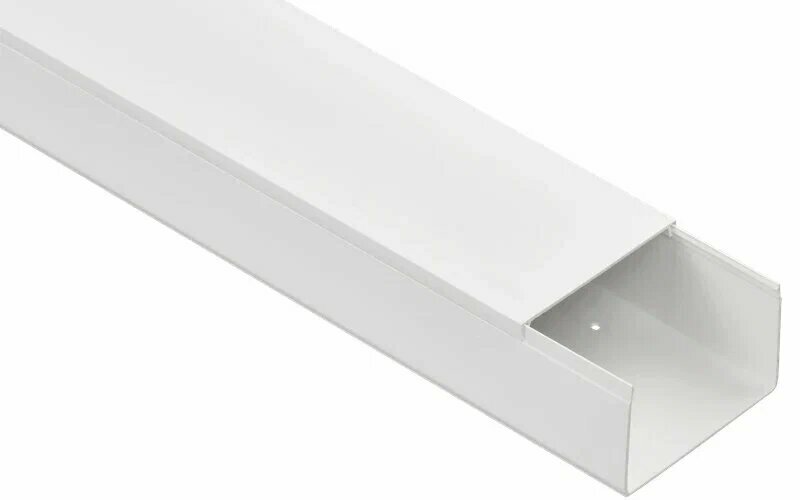 Кабельный канал IEK CKK10-100-060-1-K01 Элекор 60мм белый 2м (упак:1шт)