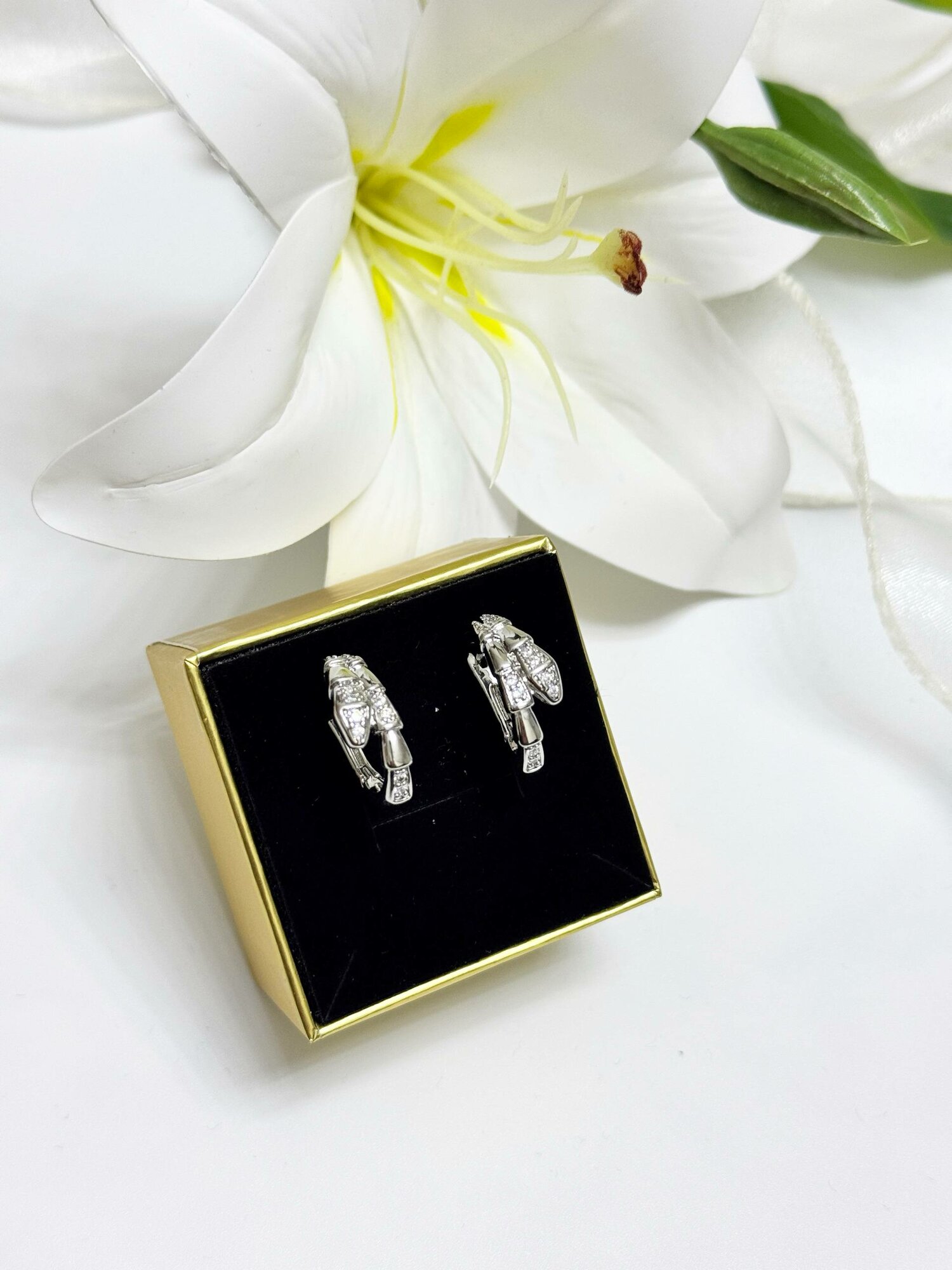 Моносерьга RADI, размер 17 мм, Silver — фото 1