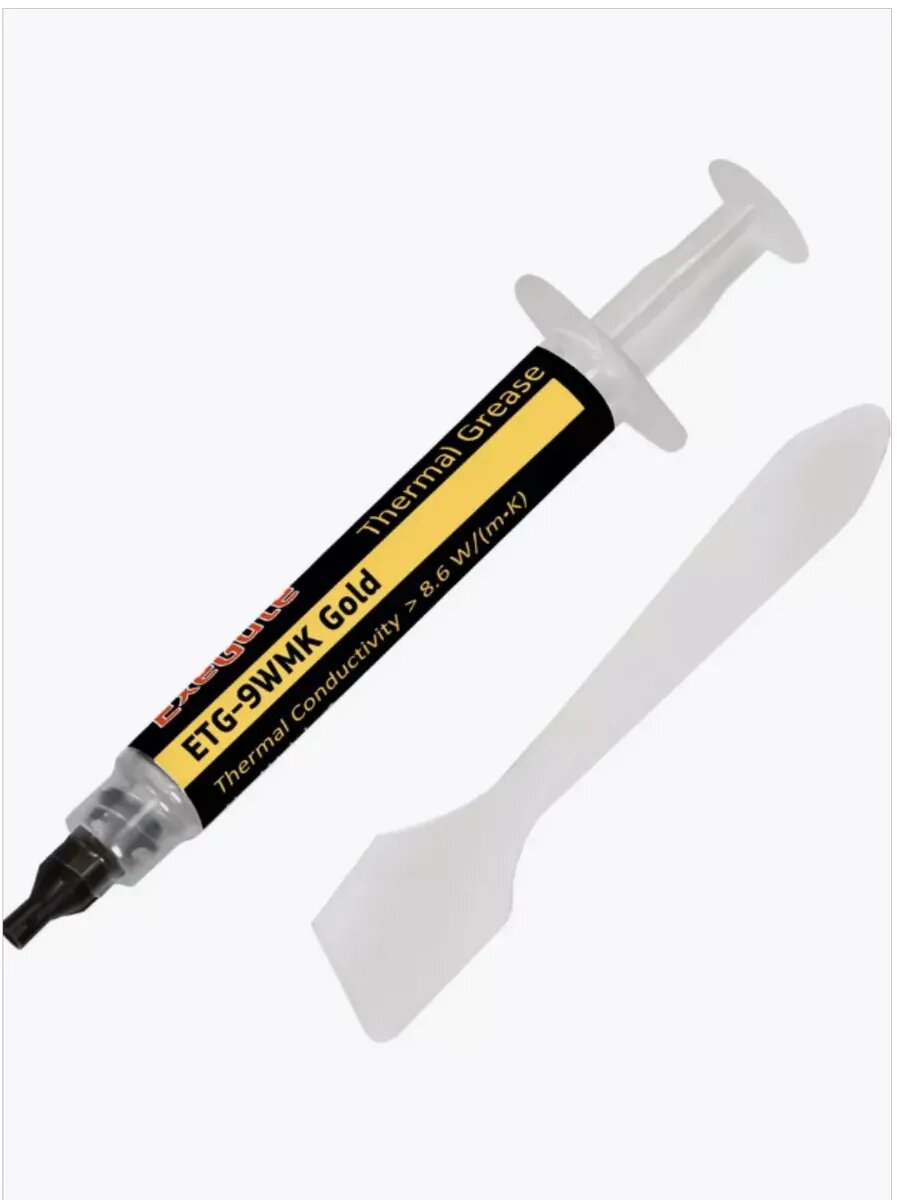 Термопаста EX282342RUS ETG-9WMK Gold, шприц с лопаткой, 2г